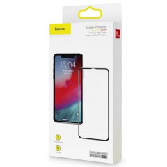 Захисне скло Baseus 0.3mm Full-glass Tempered Glass Film для iPhone XR/11 Black