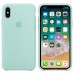 Чохол Apple iPhone X Silicone Case - Marine Green Copy  Чохли для iPhone
   1 