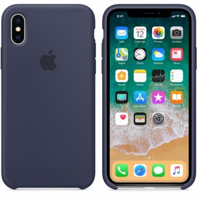 Чохол Apple X Silicone Case - Midnight Blue копія  Чохли для iPhone
