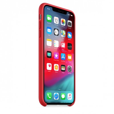 Чехол Apple iPhone XS Max Silicone Case - Red  Чехлы для iPhone   2 
