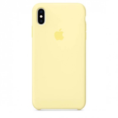 Чохол Apple iPhone Xs Max Silicone Case Mellow Yellow Copy  Чохли для iPhone
   2 