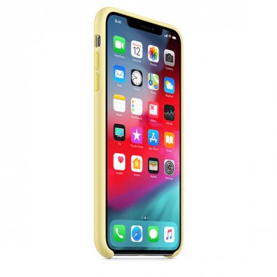Чохол Apple iPhone Xs Max Silicone Case Mellow Yellow Copy  Чохли для iPhone
   1 