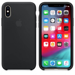Чохол Apple X Silicone Case - Black копія