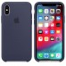 Чохол Apple iPhone XS Silicone Case - Midnight Blue  Чохли для iPhone
   1 