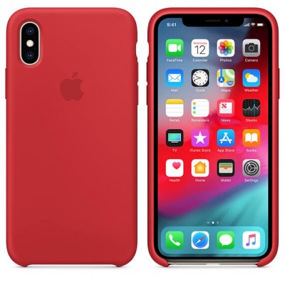 Чохол Apple iPhone XS Silicone Case - (PRODUCT)RED  Чохли для iPhone
   1 
