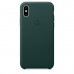 Чехол Apple iPhone XS Leather Case - Forest Green  Чехлы для iPhone   2 