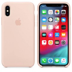 Чохол Apple iPhone X Silicone Case - Pink Sand копія
