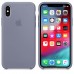 Чохол Apple iPhone XS Silicone Case - Lavender Gray  Чохли для iPhone
   1 