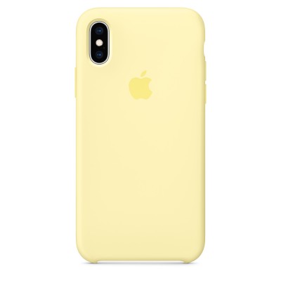 Чохол Apple iPhone Xs Silicone Case Mellow Yellow Copy  Чохли для iPhone
   2 