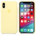 Чохол Apple iPhone Xs Silicone Case Mellow Yellow Copy  Чохли для iPhone
   2 