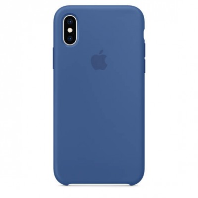 Чехол Apple iPhone X Silicone Case - Denim Blue Copy  Чехлы для iPhone   2 