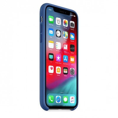 Чехол Apple iPhone X Silicone Case - Denim Blue Copy  Чехлы для iPhone   1 