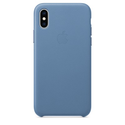 Чохол Apple iPhone XS Leather Case - Cornflower  Чохли для iPhone
