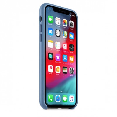 Чохол Apple iPhone XS Leather Case - Cornflower  Чохли для iPhone
   2 