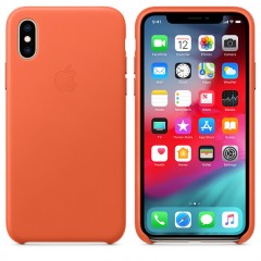 Чохол Apple iPhone X Silicone Case - Spicy Orange копія