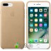 Чехол Apple iPhone 7 Plus Leather Case - Tan     2 