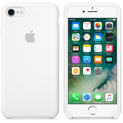 Чохол Apple iPhone 7 Silicone Case - White     1 