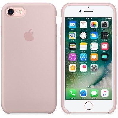 Чехол Apple iPhone 7 Silicone Case - Pink Sand     1 