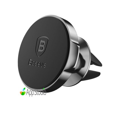 Автоутримувач Baseus Small ears series Magnetic suction bracket（Air outlet type）Black  Автомобільні утримувачі   1 