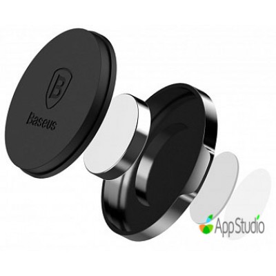 Автоутримувач Baseus Small ears series Magnetic suction bracket（Flat type）Black  Автомобільні утримувачі   1 