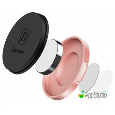 Автоутримувач Baseus Small ears series Magnetic suction bracket（Flat type）Rose Gold  Автомобільні утримувачі   1 