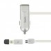 Автомобільне зарядне HOCO Car charger UCL01 Silver  Автомобільні зарядні
   1 