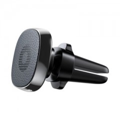 Автоутримувач Baseus Privity Series Pro Air outlet Magnet Bracket (Genuine leather) Black
