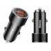 Автомобільне зарядне Baseus Small Screw Dual-USB Car Charger 36W Black  Автомобільні зарядні
   1 