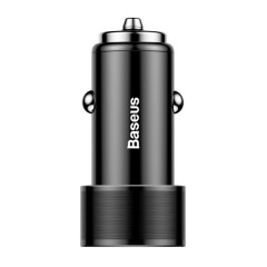 Автомобільне зарядне Baseus Small Screw 3.4A Dual-USB Car Charger Black Автомобільне зарядне Baseus Small Screw 3.4A Dual-USB Car Charger Black