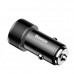 Автомобільне зарядне Baseus Small Screw Dual-USB Car Charger 36W Black  Автомобільні зарядні
   2 