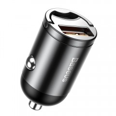 Автомобільне зарядне Baseus Tiny Star Mini Quick Car Charger USB 30W Gray Автомобільне зарядне Baseus Tiny Star Mini Quick Car Charger USB 30W Gray