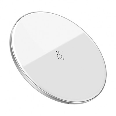 Baseus Simple Wireless Charger 15W(Updated Version for Type-C)White  Бездротові зарядки
