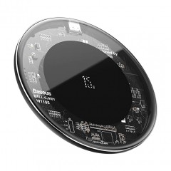 Baseus Simple Wireless Charger 15W(Updated Version for Type-C)Transparent