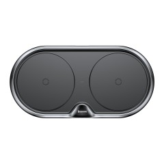 Бездротовий зарядний пристрій Baseus Dual Wireless Charger Black