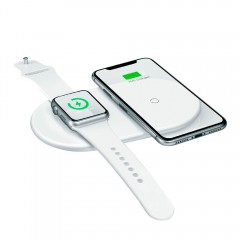 Бездротовий зарядний пристрій Baseus Smart 2in1 Wireless Charger White