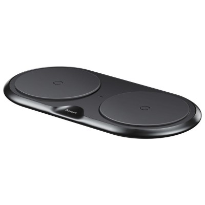 Бездротовий зарядний пристрій Baseus Dual Wireless Charger Black  Бездротові зарядки
   1 