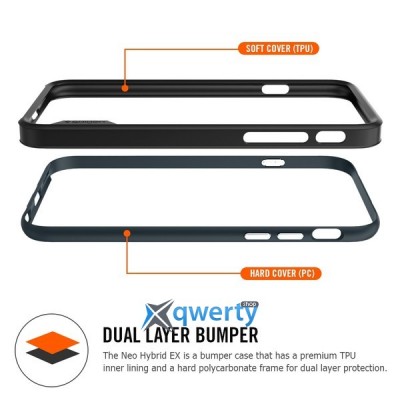 Чохол-бампер Spigen Case Neo Hybrid EX Series Gun Metall для iPhone 6 Plus 5.5"  Чохли для iPhone
   1 