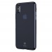 Чохол Baseus Simple Series Case（With Pluggy TPU）iPhone X Transparent Black  Чохли для iPhone
   1 