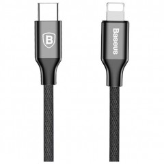 Кабель Baseus Shining Cable With Jet Metal 1M Black