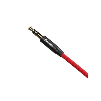 Кабель Baseus Yiven Audio Cable 3.5 1.5M Red/Black  Кабелі, адаптери
   1 