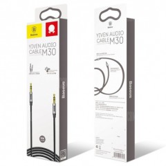 Кабель Baseus Yiven Audio Cable M30 1.5M Silver/Black