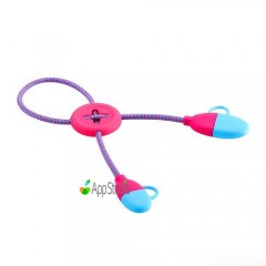 Кабель Baseus Button Cable Apple Rose red
