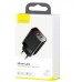 Адаптер Baseus Mirror Lake PPS Digital Display Quick Charger A+C Black  Кабелі, адаптери
   1 