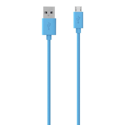 Кабель Belkin MIXIT Micro USB ChargeSync Cable 2m Blue  Кабелі, адаптери
