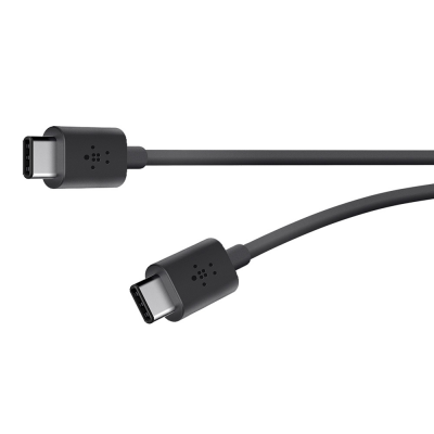 Кабель Belkin MIXIT USB-C to USB-C Charge Cable 3A 1.8m Black  Кабелі, адаптери
