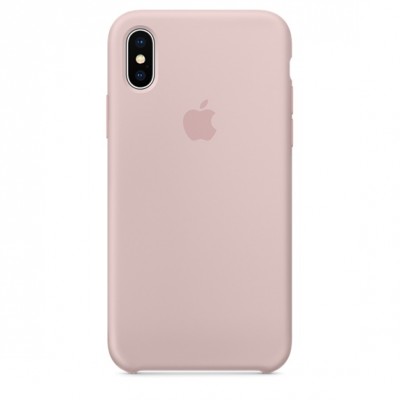Чехол Apple iPhone X Silicone Case - Pink Sand  Чехлы для iPhone   1 