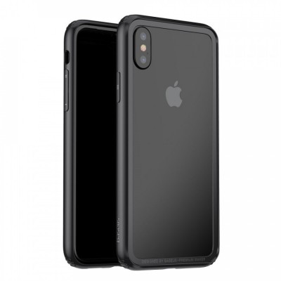 Бампер Baseus Hard And Soft Border Case для iPhone X Black  Чохли для iPhone
   1 