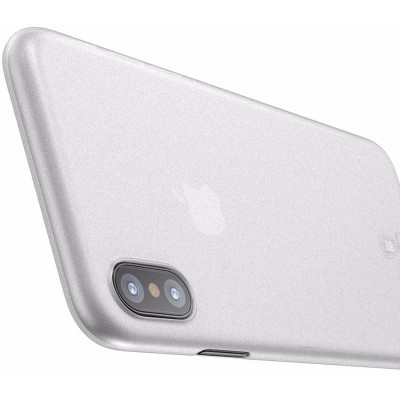 Чохол Baseus Wing Case для iPhone X Transparent White  Чохли для iPhone
   2 