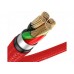 Кабель Baseus Horizontal Data Cable (With An Indicator Lamp) USB For iP 2.4A 1m Red  Кабелі, адаптери
   1 