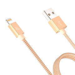 Кабель HOCO Lightning UPF01 MFI Rose Gold Кабель HOCO Lightning UPF01 MFI Rose Gold